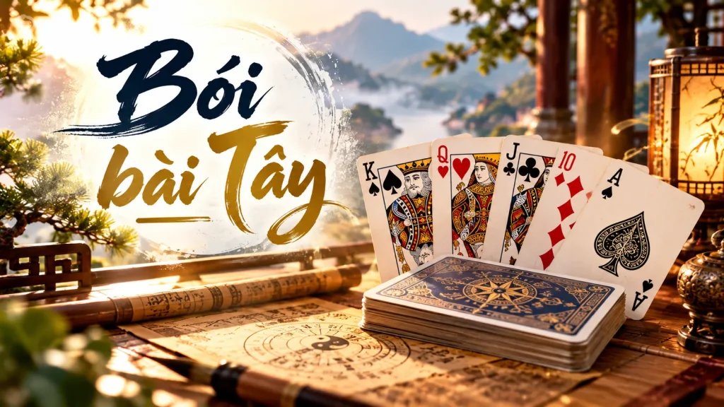 Bói bài Tây: Rút 1 lá hoặc trải 3 lá