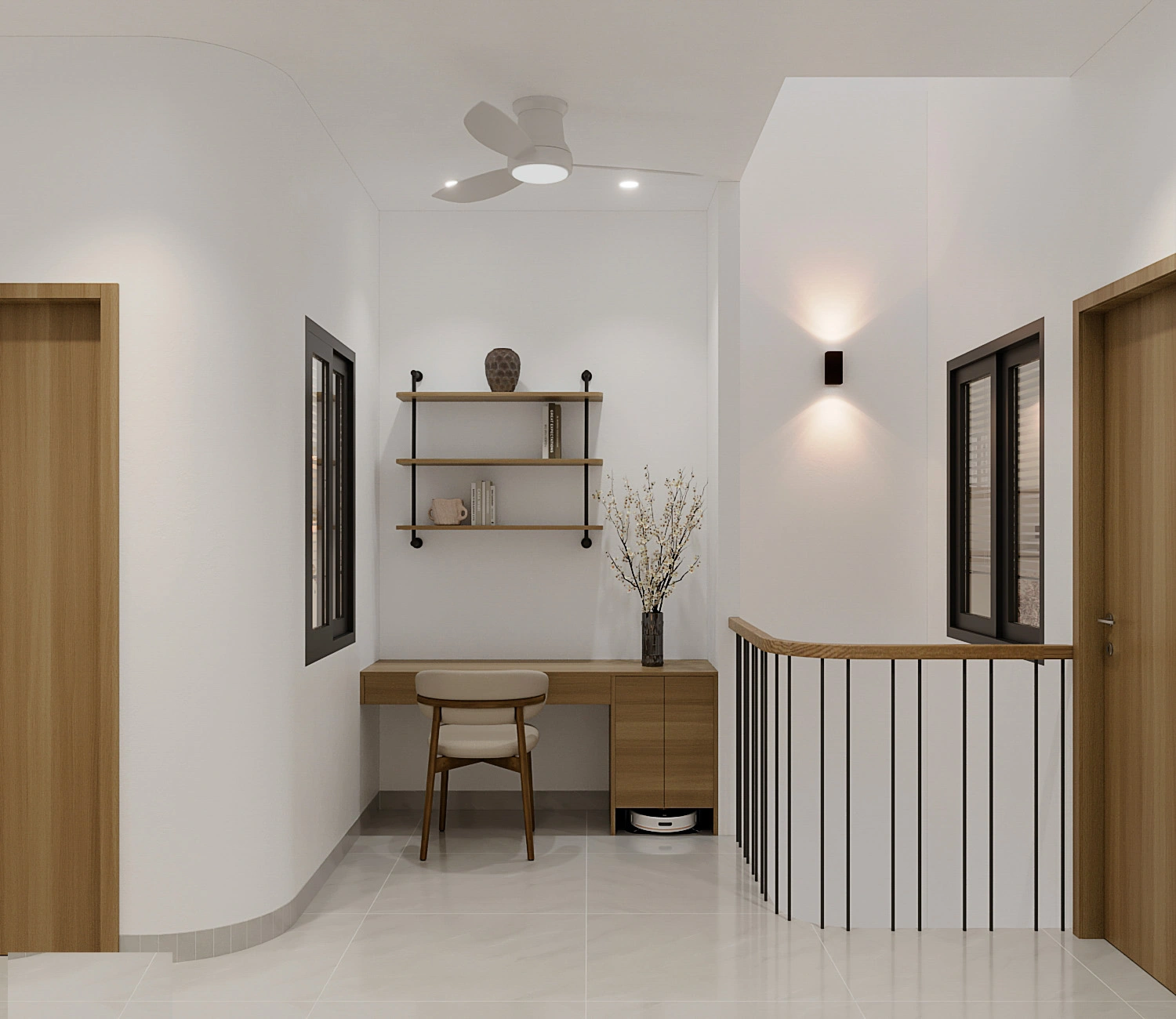 Góc học tập tầng 2