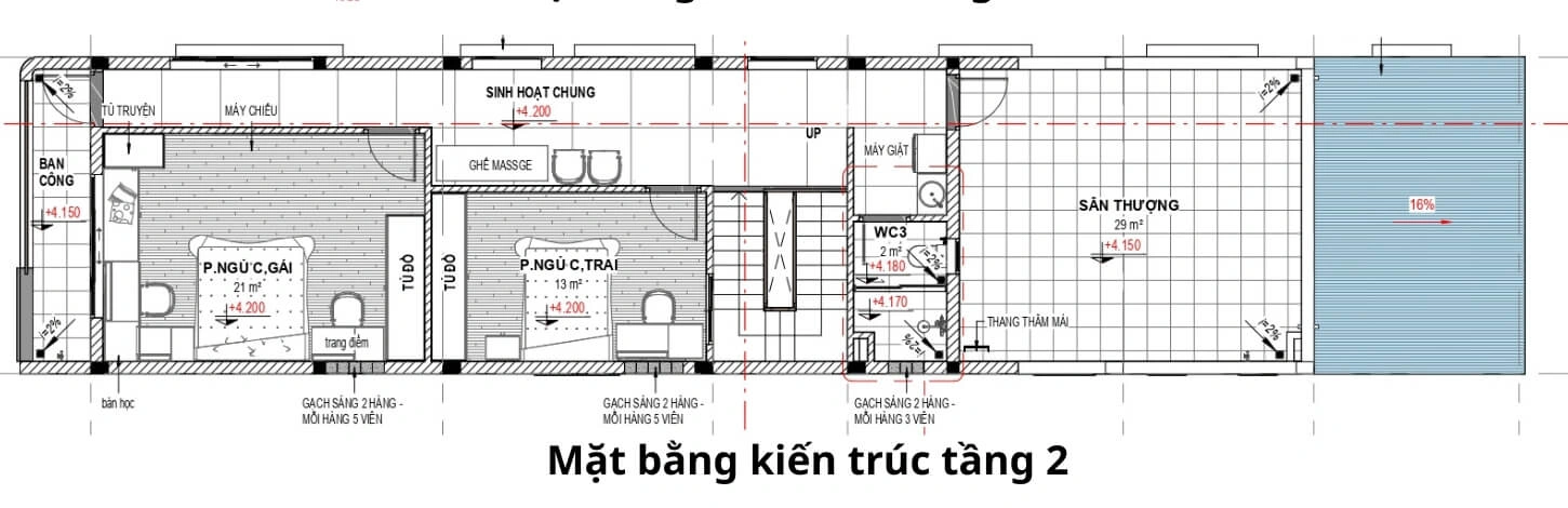 Mặt bằng Tầng 2